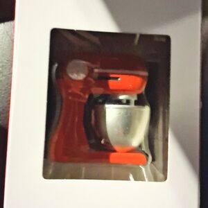 Hallmark Red and Silver Baking Mixer Ornament